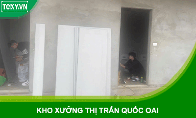 Cung cấp và lắp đặt vách ngăn vệ sinh cho nhà kho tại Quốc Oai