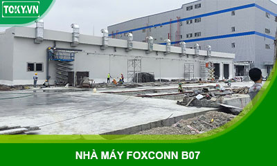 Cung cấp và thi công vách ngăn vệ sinh compact nhà máy Foxconn B07