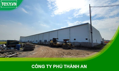 Hoàn thiện 300m2 vách ngăn vệ sinh cho nhà máy công ty Phú Thành An