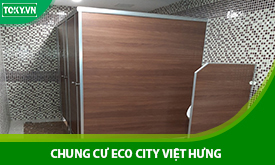 Dự án lắp đặt vách ngăn vệ sinh cho chung cư ECO CITY Việt Hưng