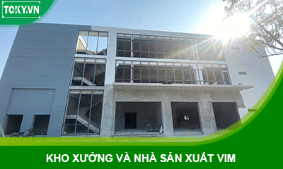 Thi công vách ngăn vệ sinh tại Nhà kho và xưởng sản xuất VIM