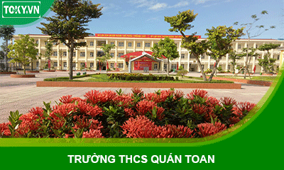 Toky thi công dự án vách ngăn vệ sinh compact Trường THCS Quán Toan