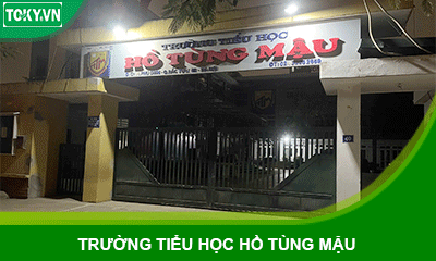 Toky thi công vách ngăn vệ sinh trường Tiểu học Hồ Tùng Mậu