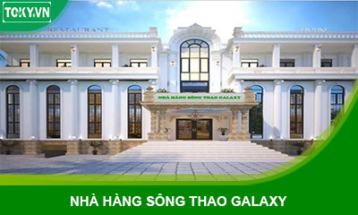 Hoàn thiện vách ngăn vệ sinh cho nhà hàng Sông Thao Galaxy