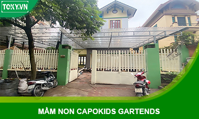 Vách ngăn vệ sinh cho trường mầm non Capokids Kindergarten