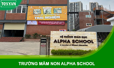 Vách ngăn vệ sinh compact cho trường mầm non Alpha School