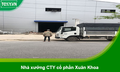 Dự án 150m2 vách ngăn vệ sinh compact CDF tại nhà xưởng Công Ty cổ phần Xuân Khoa.