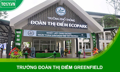 Vách ngăn vệ sinh compact trường Đoàn Thị Điểm Greenfield