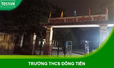Vách ngăn vệ sinh compact trường THCS Đồng Tiến