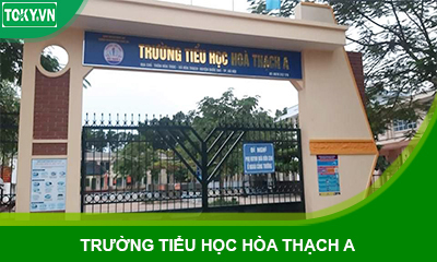 Vách ngăn vệ sinh compact trường tiểu học Hòa Thạch A