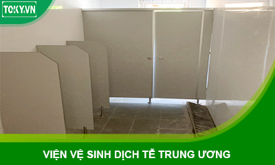 Vách ngăn vệ sinh compact Viện Vệ sinh dịch tễ Trung ương