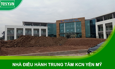 Vách ngăn vệ sinh hpl tại Nhà Điều Hành Trung Tâm KCN Yên Mỹ