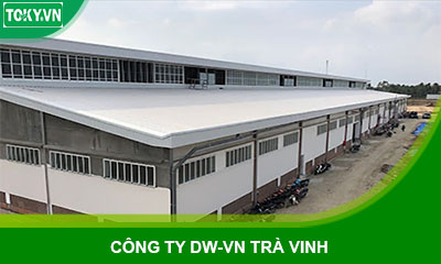 Vách ngăn vệ sinh tại công ty DW-VN tỉnh Trà Vinh