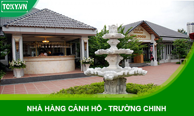 Vách ngăn vệ sinh tại nhà hàng Cảnh Hồ 173 Trường Chinh màu 8081