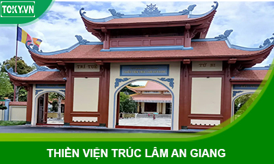 Vách ngăn vệ sinh tại Thiền Viện Trúc Lâm An Giang