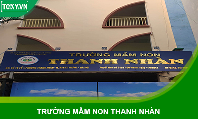 Lắp đặt vách ngăn vệ sinh tại trường mầm non Thanh Nhàn