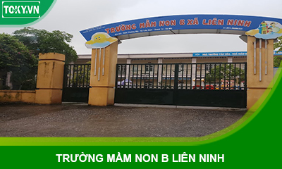 Hoàn thiện 60m2 vách ngăn vệ sinh trường mầm non B xã Liên Ninh