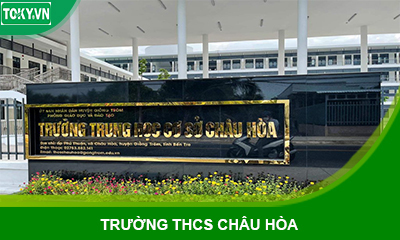 Dự án vách ngăn vệ sinh trường THCS Châu Hòa - Bến Tre