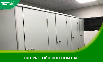 330m2 vách ngăn vệ sinh Trường tiểu học Côn Đảo – Vũng Tàu