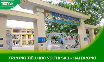 Vách ngăn vệ sinh trường tiểu học Võ Thị Sáu - Hải Dương