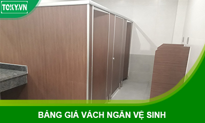 Bảng giá vách ngăn vệ sinh vạch trần nhà thầu kém uy tín