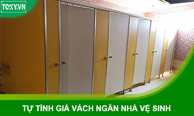 Hướng dẫn tự tính giá vách ngăn nhà vệ sinh