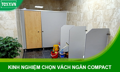 Kinh nghiệm chọn vách ngăn vệ sinh compact chuẩn chất lượng