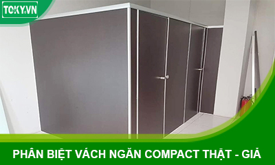 Mẹo phân biệt vách ngăn vệ sinh compact chính hãng chuẩn