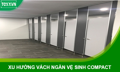 Xu hướng vách ngăn vệ sinh compact đẹp năm 2023