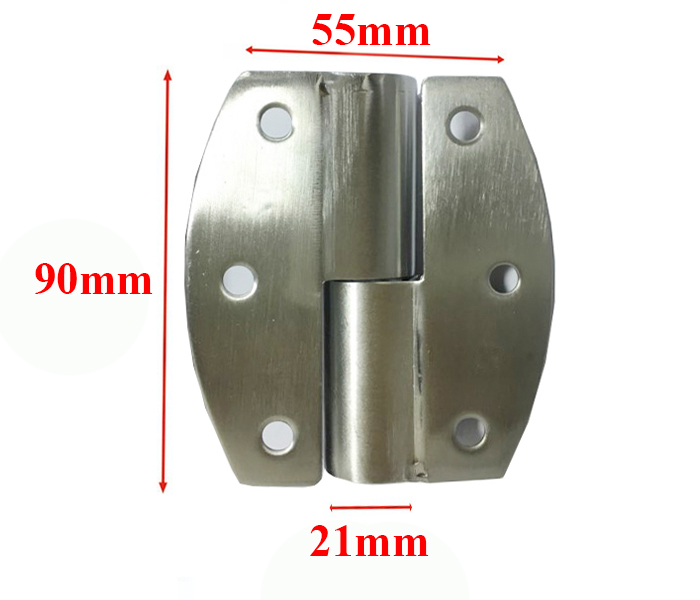 Size of 6-hole stainless steel 304 hinge distinguishes