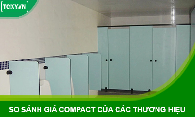 So sánh báo giá vách ngăn vệ sinh compact các thương hiệu