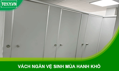 Biện pháp bảo vệ vách ngăn vệ sinh compact cho mùa hanh khô