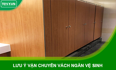 Lưu ý quan trọng trong cách vận chuyển vách vệ sinh compact