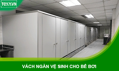 Có nên dùng vách ngăn vệ sinh tấm compact cho bể bơi?