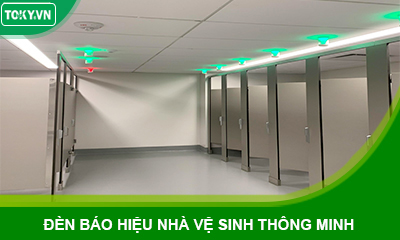 Có nên dùng đèn báo hiệu phòng vách ngăn vệ sinh thông minh?