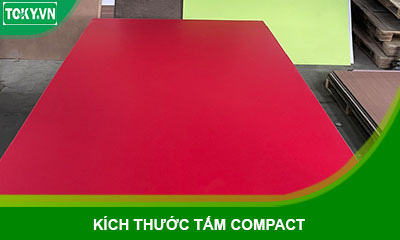 Kích thước tấm Compact vách ngăn đa dạng chủng loại