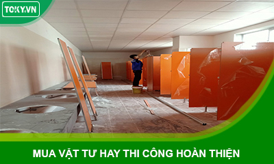 Chọn mua vật tư hay thi công vách ngăn vệ sinh hoàn thiện?