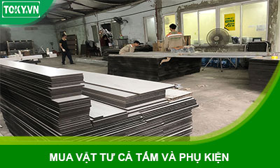 Ưu đãi mua vật tư vách ngăn vệ sinh (cả tấm và phụ kiện)