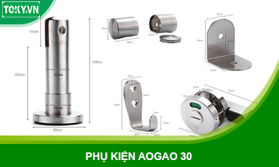 Phụ kiện vách ngăn vệ sinh aogao 30 chính hãng, giá cực rẻ