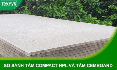 So sánh tấm Compact hpl và tấm Cemboard (tấm xi măng): Dùng tấm nào tốt nhất?