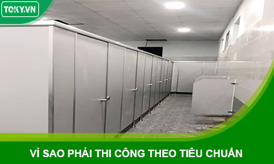 Vì sao thi công vách ngăn vệ sinh compact độ dày tiêu chuẩn?