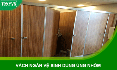 Tổng hợp công trình vách ngăn vệ sinh compact dùng ủng nhôm cao cấp