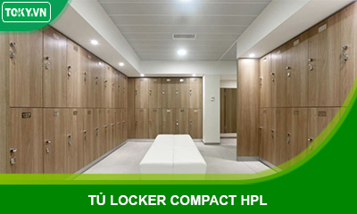 Tủ locker compact | Tủ locker bằng tấm compact hpl