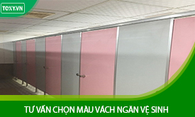 Tư vấn lựa chọn màu vách ngăn vệ sinh | toky.vn