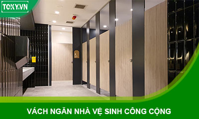 Giải pháp vách ngăn nhà vệ sinh công cộng hiện đại, tiết kiệm