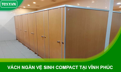 Vách ngăn vệ sinh compact tại Vĩnh Phúc giá rẻ, bền, đẹp