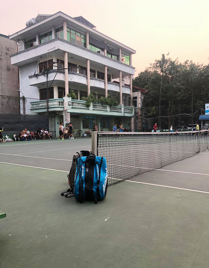 Vách ngăn vệ sinh hpl cho Sân Tennis 1059 Hồng Hà