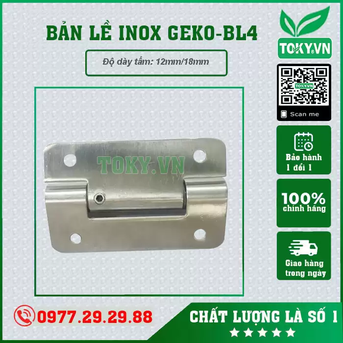 Bản lề inox 304 GEKO-BL4