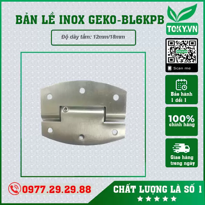 Bản lề inox 304 GEKO-BL6