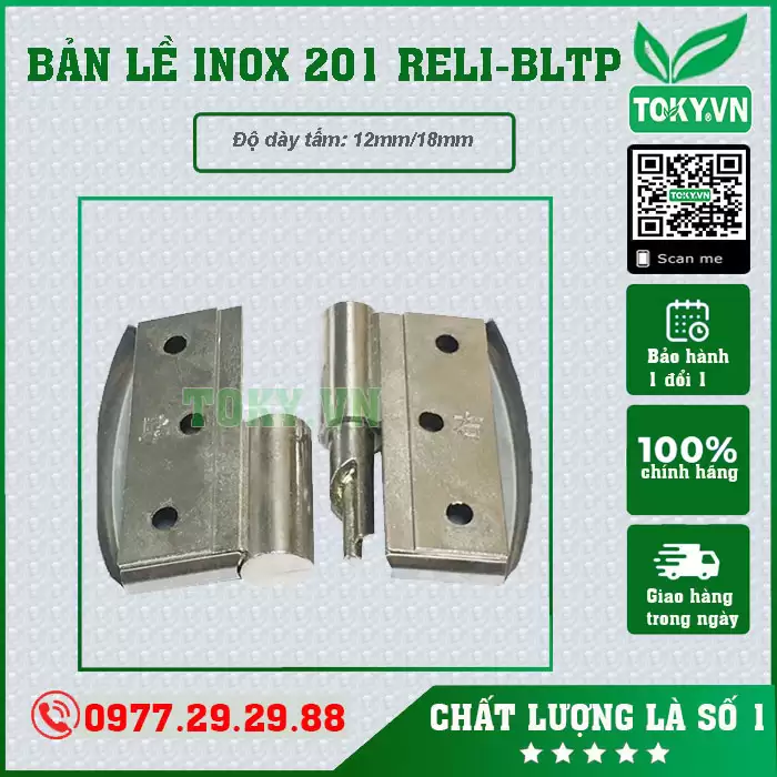 Bản lề inox 201 RELI-BLTP